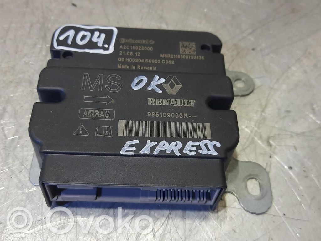 Renault Express Airbag control unit/module 