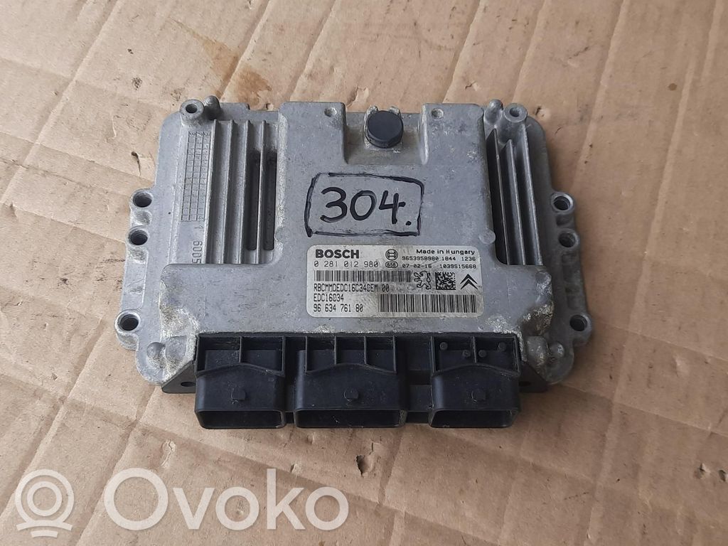 Citroen C4 I Picasso Engine control unit/module ECU 