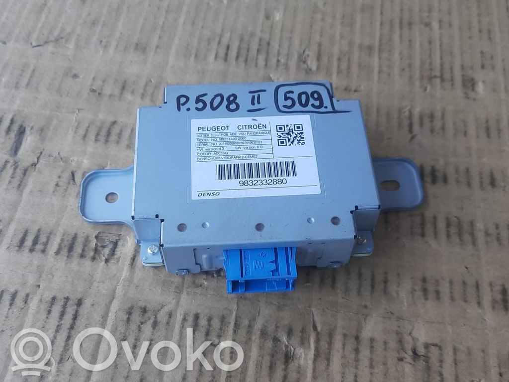 Peugeot 508 II Camera control unit module 