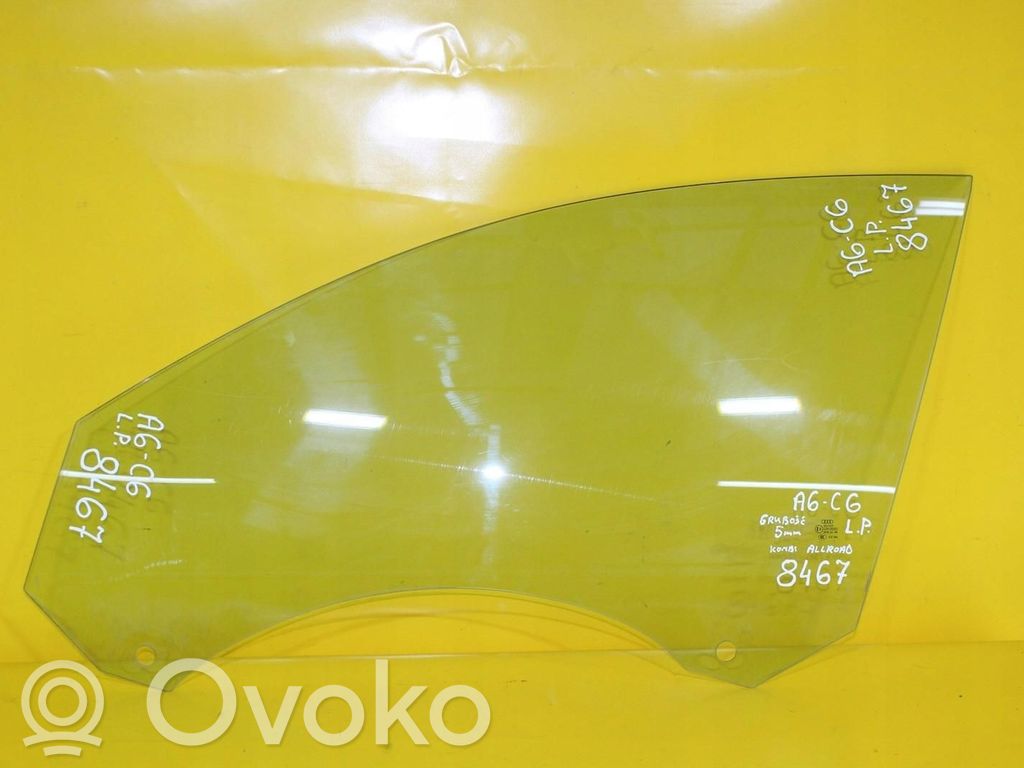 Audi A6 S6 C6 4F Szyba drzwi przednich 
