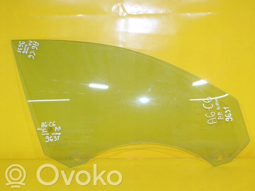 Audi A6 S6 C6 4F Szyba drzwi przednich 
