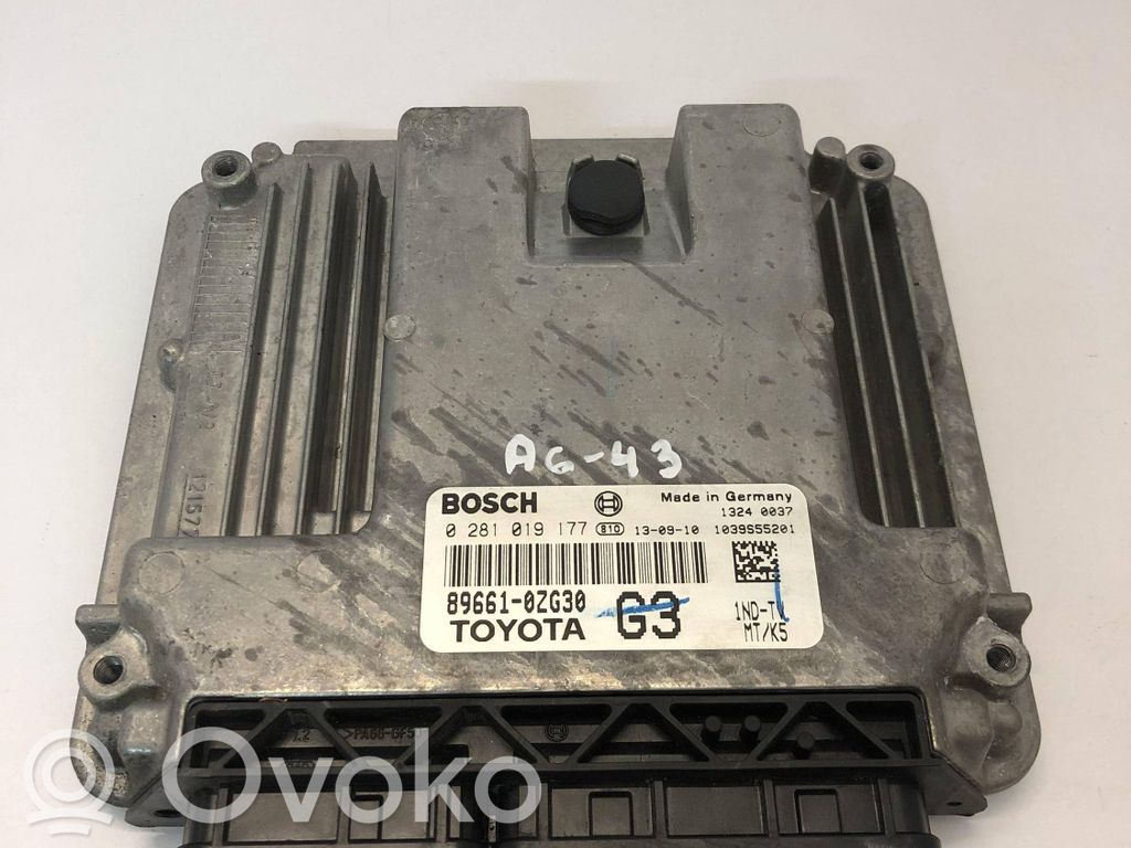 Toyota Auris E180 Engine control unit/module 