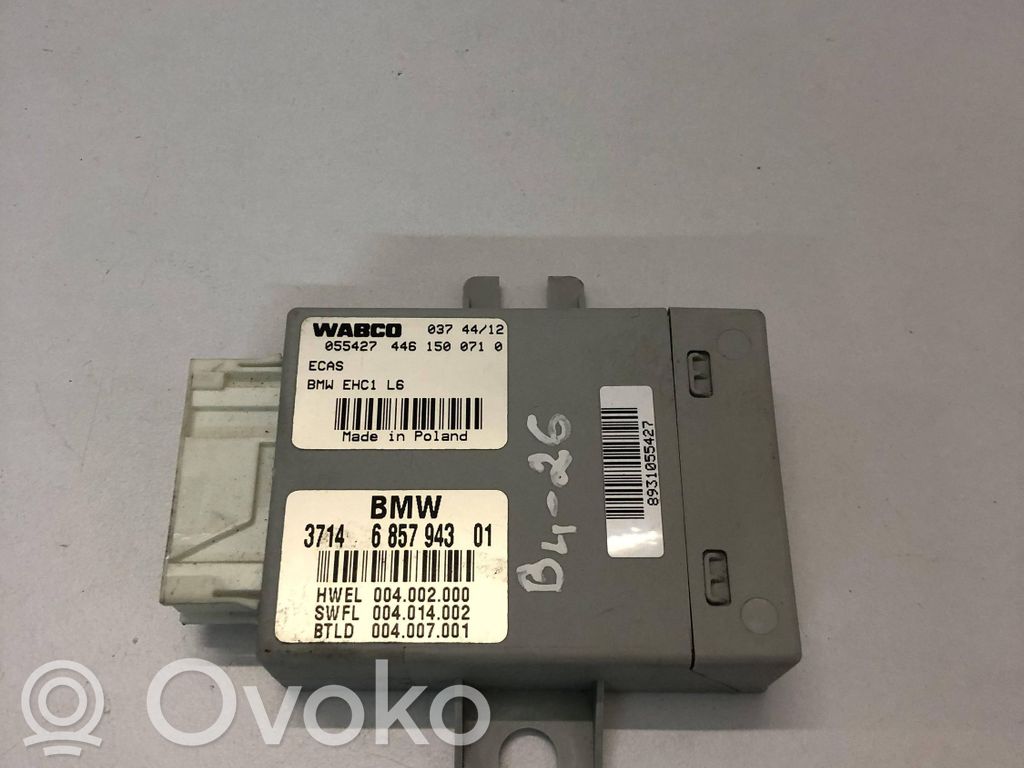 BMW 5 F10 F11 Sterownik / Moduł tylnego zawieszenia pneumatycznego 