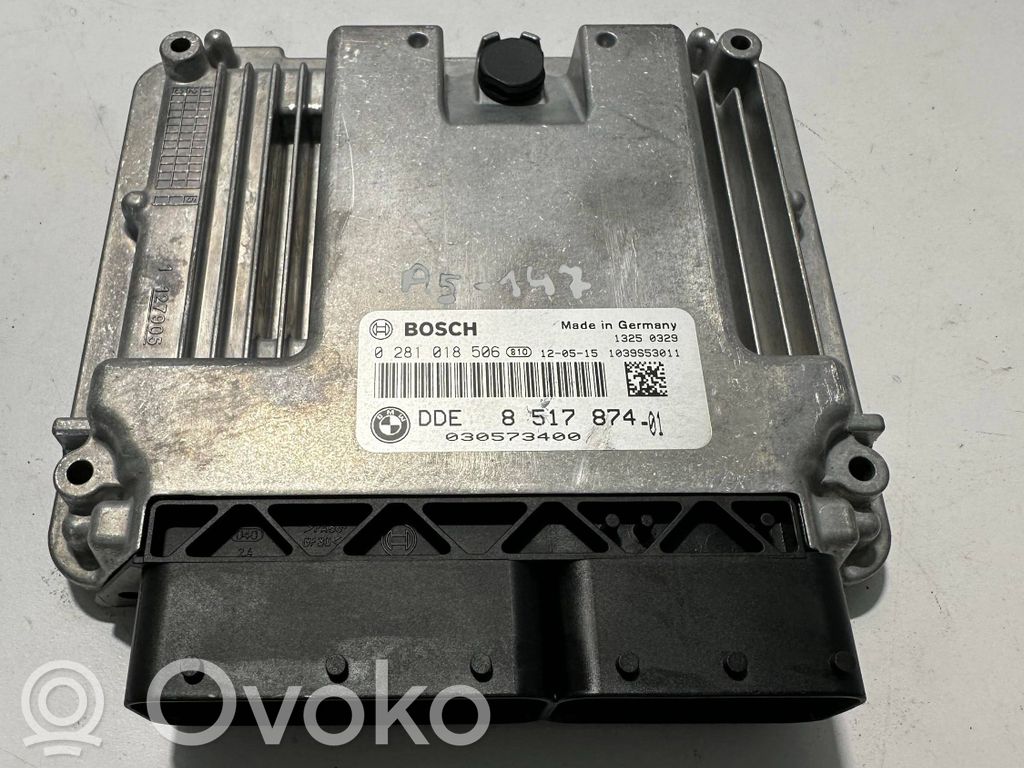 BMW 1 F20 F21 Variklio valdymo blokas 