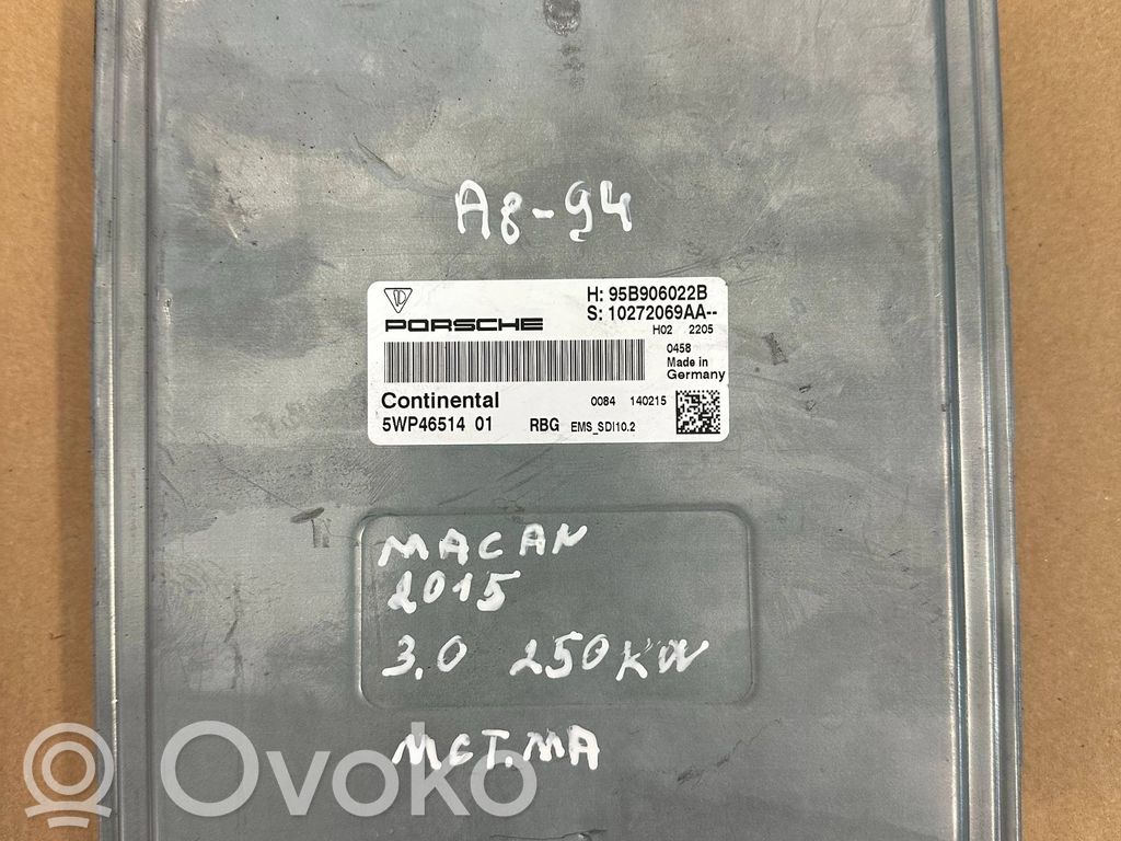 Engine control unit/module   95B906022B,10272069AA,5WP4651401,5WP46514