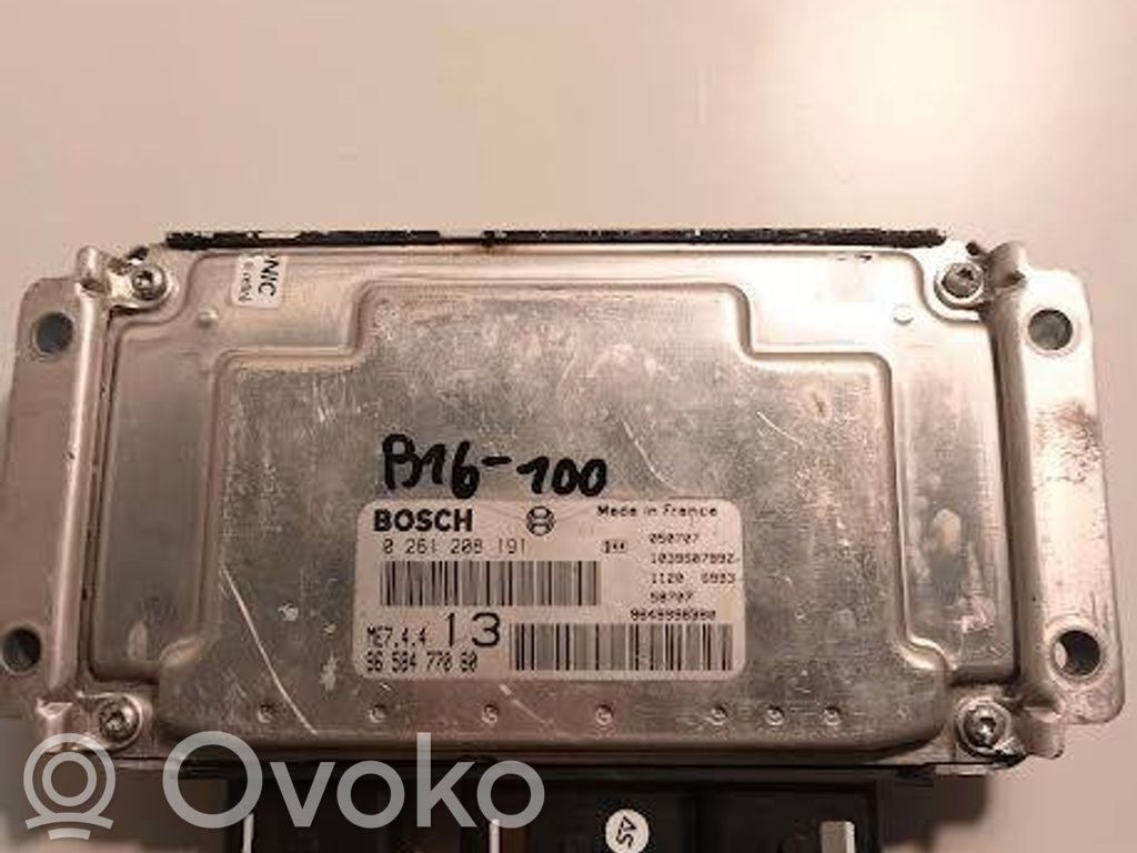 Peugeot 1007 Engine control unit/module 