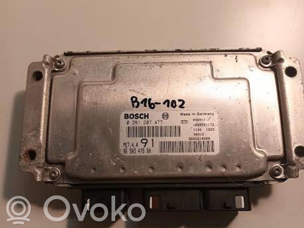Peugeot 206 Engine control unit/module 