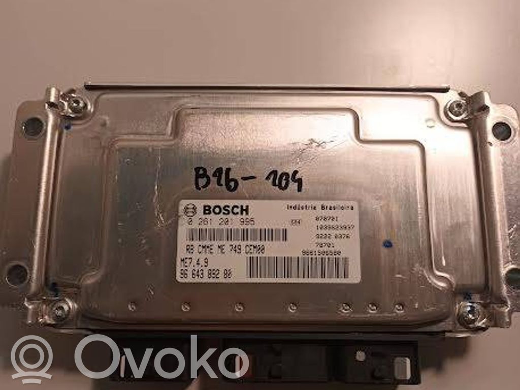 Citroen C4 I Engine control unit/module ECU 