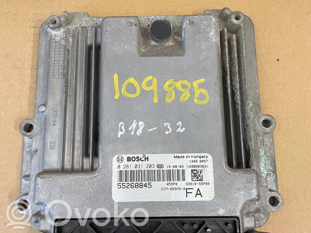 Engine control unit/module   0281031203,55268845,1039S83631,3391055P00