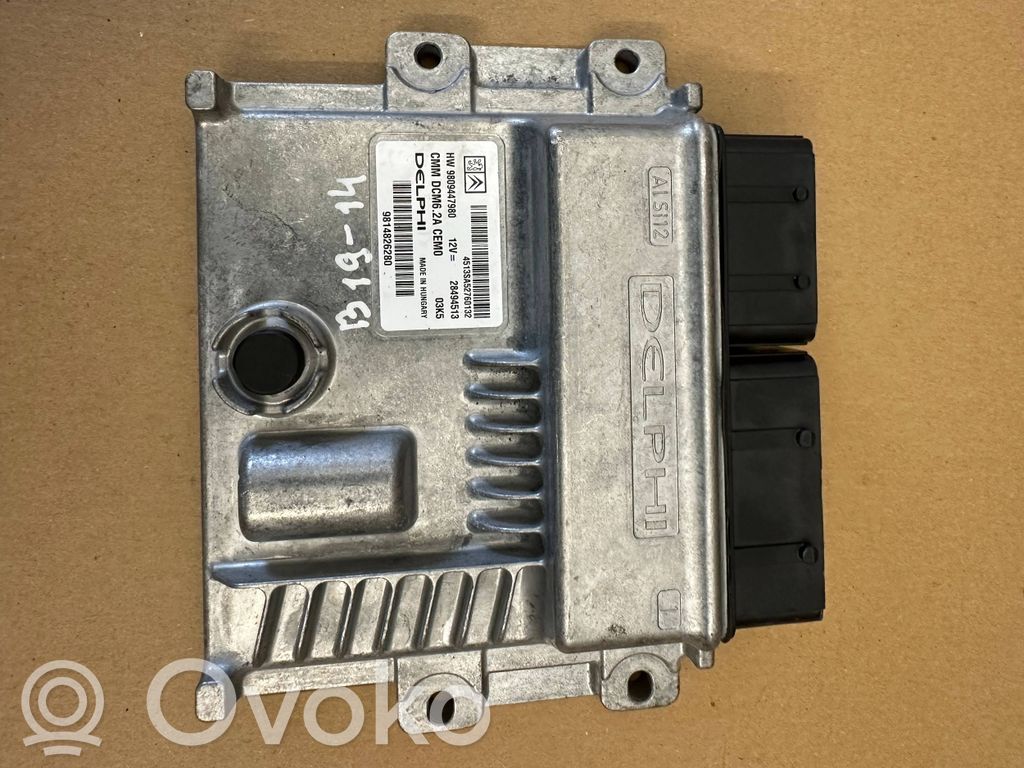 Peugeot 508 Engine control unit/module 