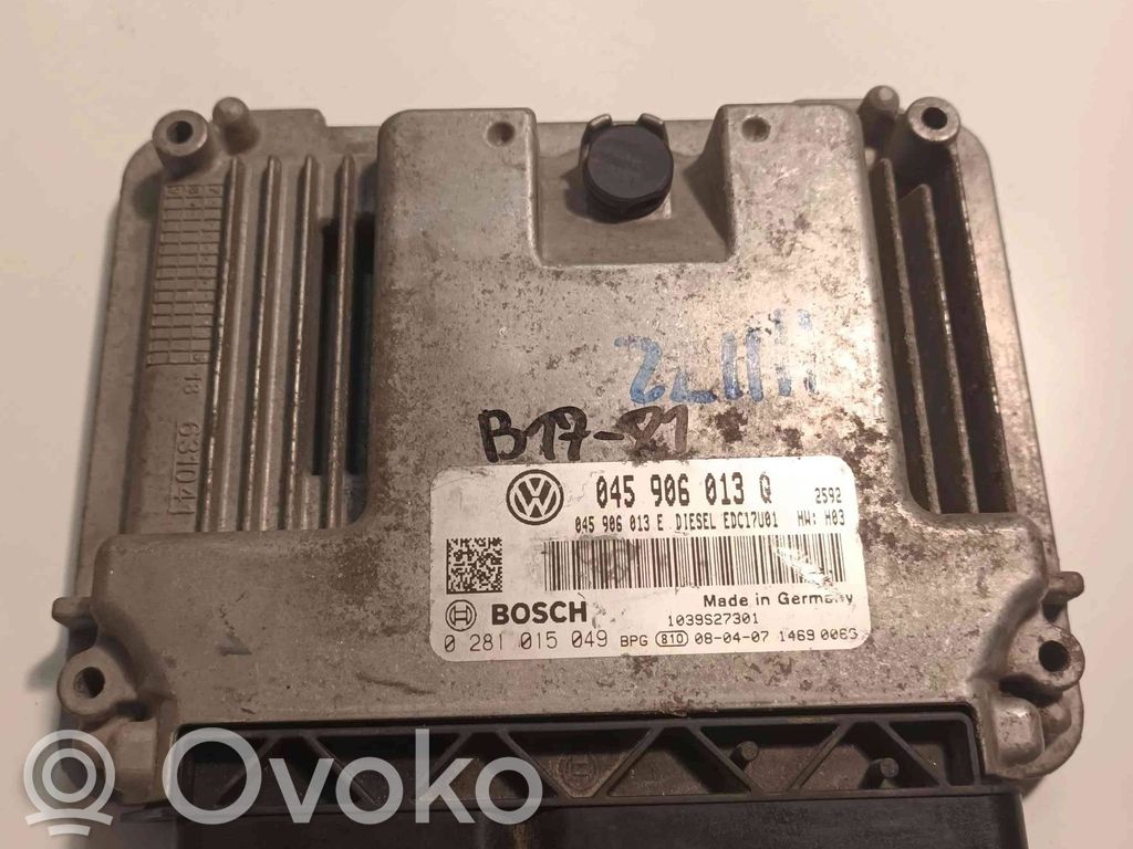 Skoda Fabia Mk2 (5J) Engine control unit/module 