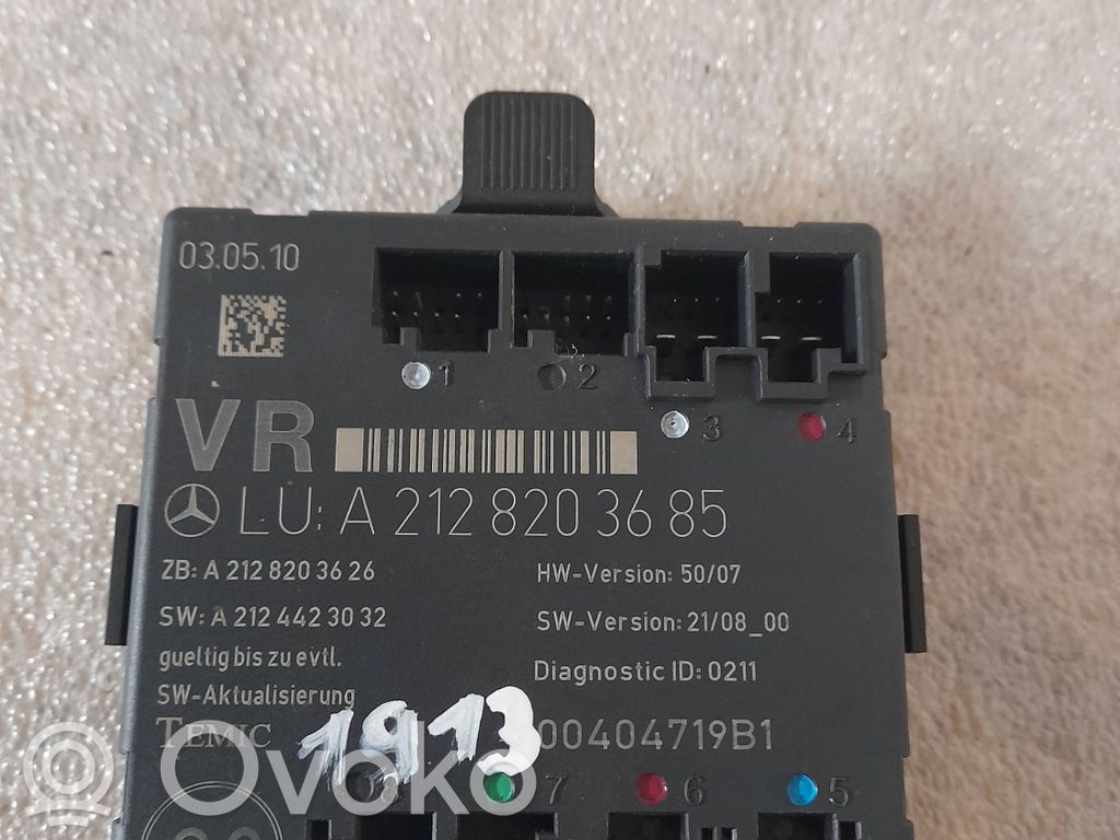 Mercedes-Benz E W212 Door control unit/module 