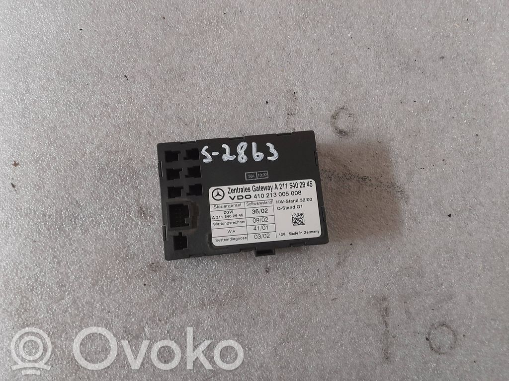 Mercedes-Benz E W211 Gateway control module 