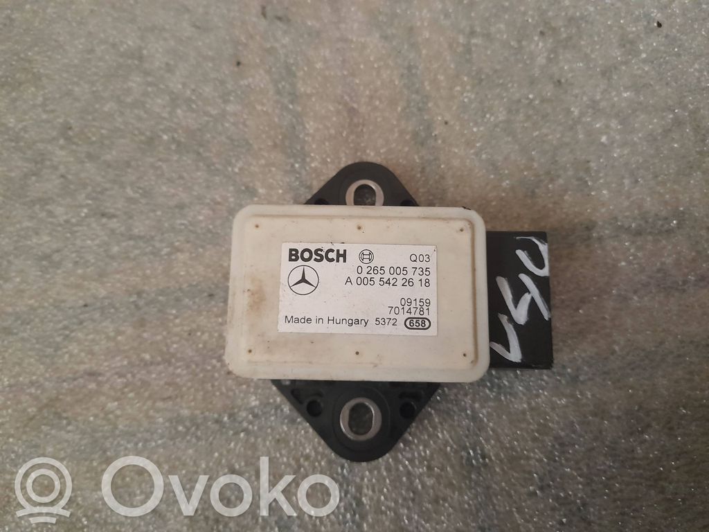 Mercedes-Benz E W211 ESP acceleration yaw rate sensor 