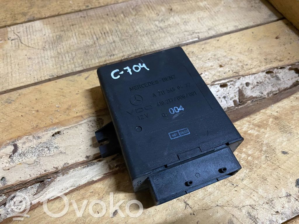 Mercedes-Benz E W211 Air suspension control unit module (rear) 