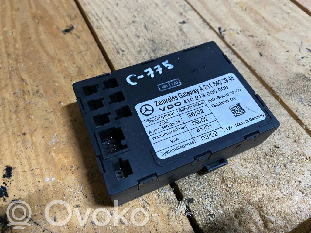 Mercedes-Benz E W211 Gateway control module 