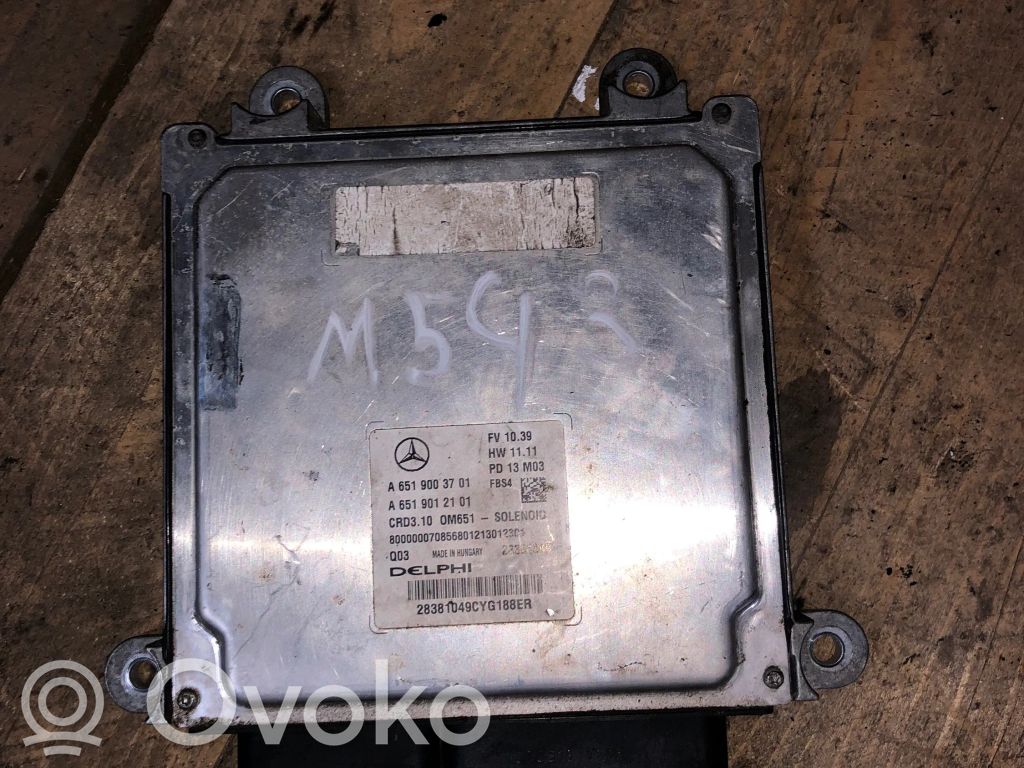 Mercedes-Benz E W212 Engine control unit/module 