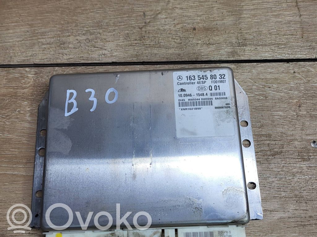 Mercedes-Benz ML W163 Moduł / Sterownik ESP 