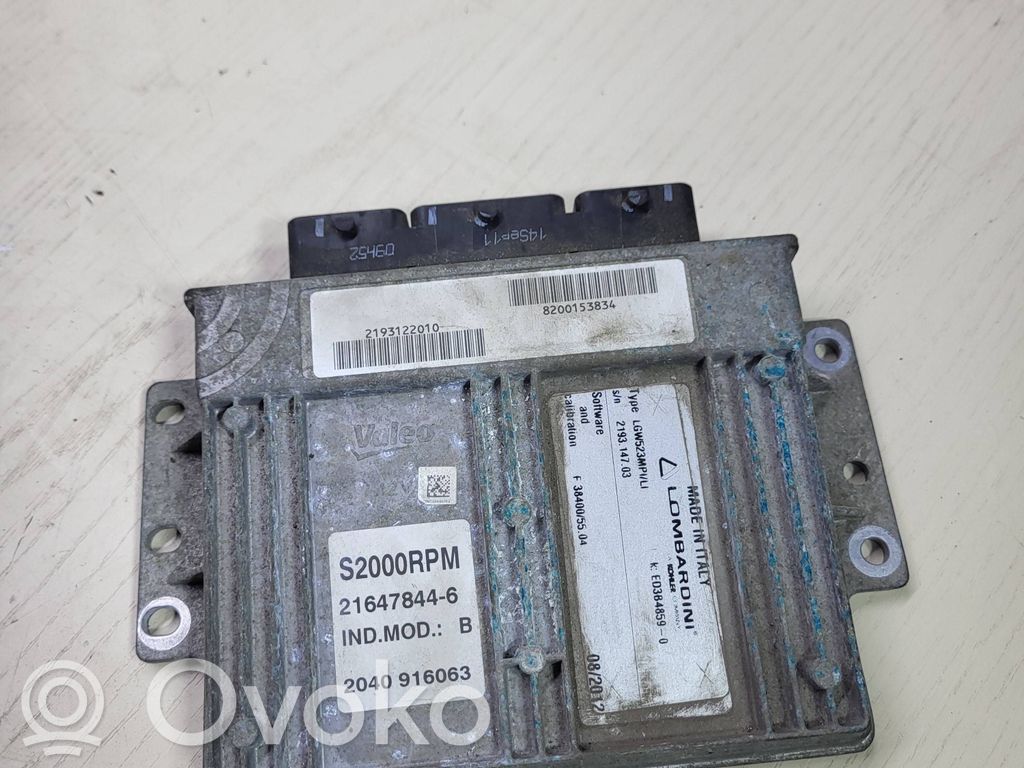Microcar M.GO Engine control unit/module 