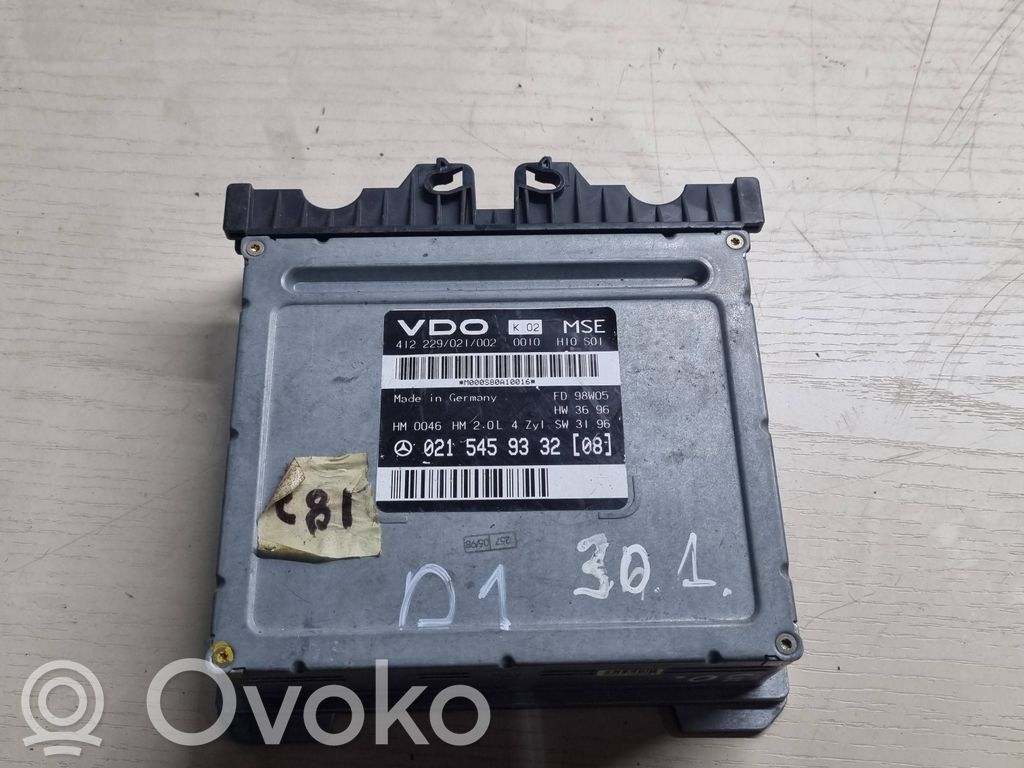 Mercedes-Benz C W202 Engine control unit/module 