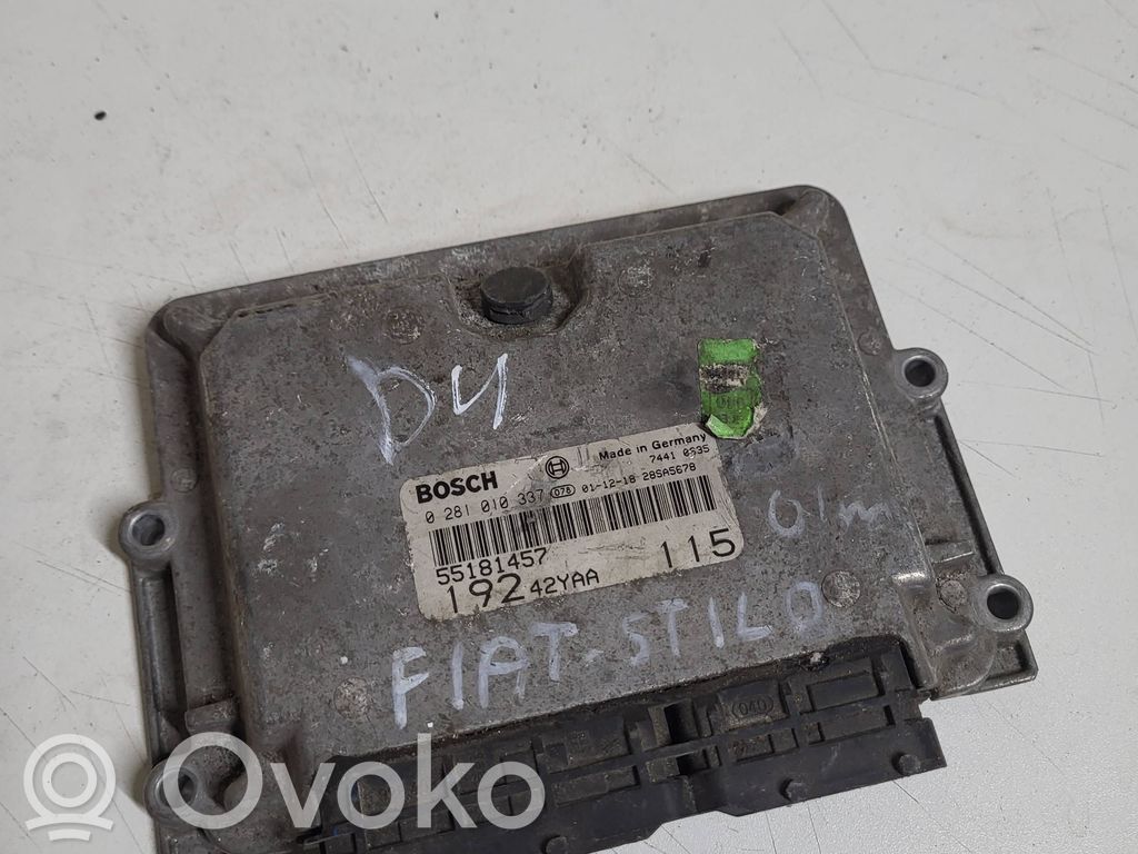 Fiat Stilo Engine control unit/module 
