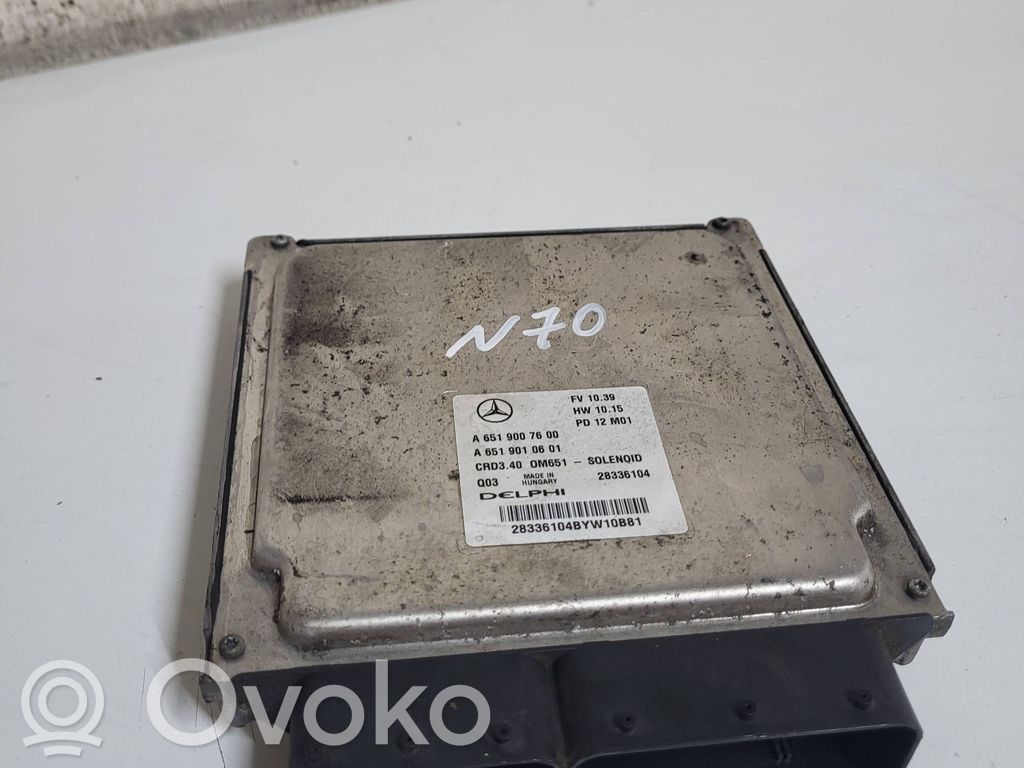 Mercedes-Benz B W246 W242 Engine control unit/module 