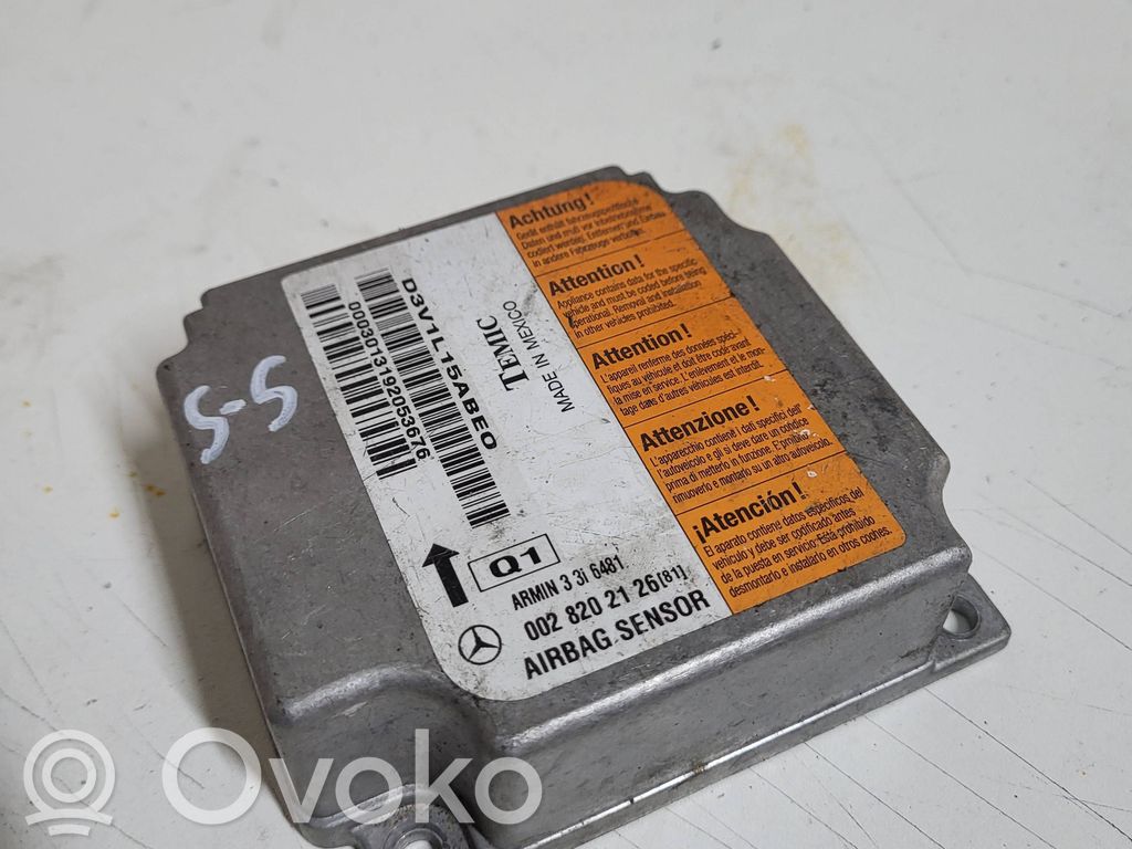Mercedes-Benz E W211 Airbag control unit/module 