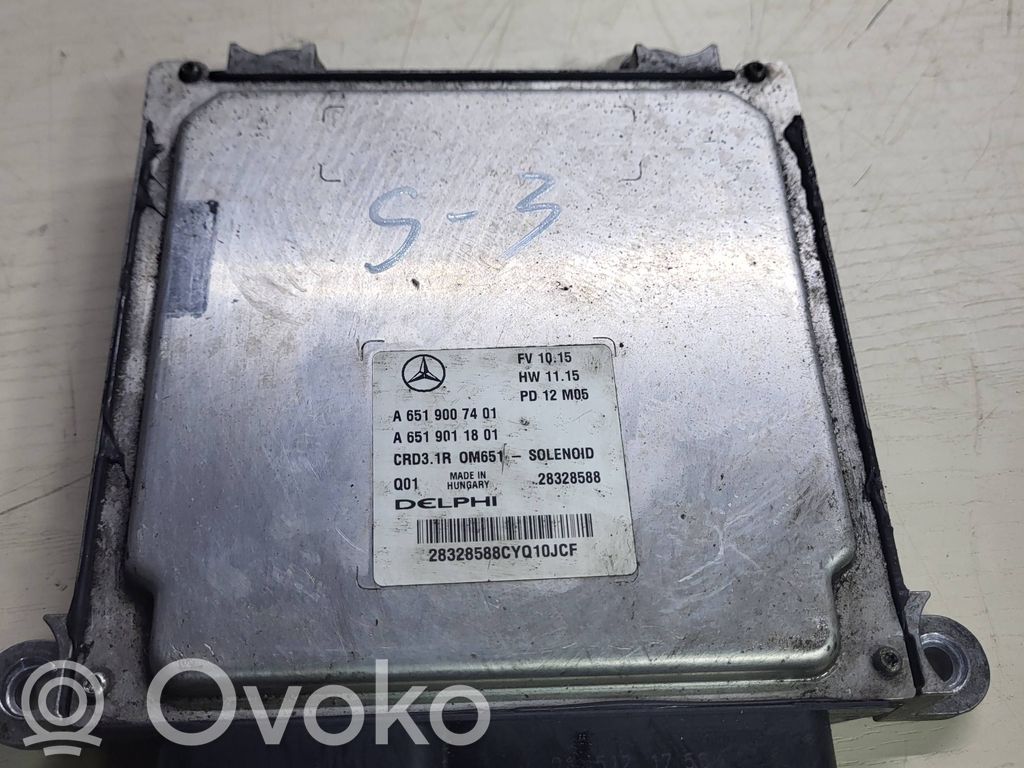 Mercedes-Benz C W204 Engine control unit/module 