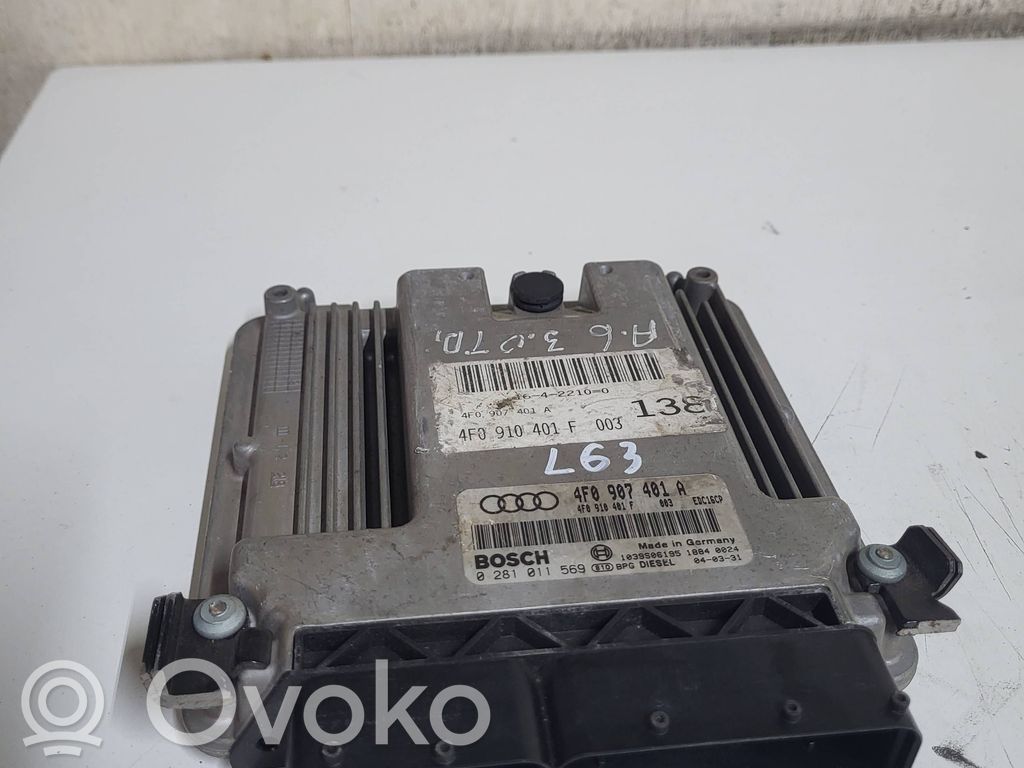 Audi A6 S6 C6 4F Engine control unit/module 