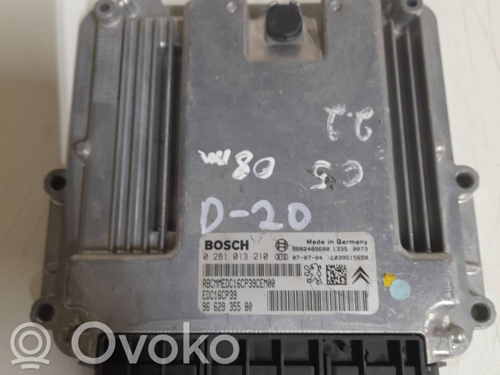 Peugeot 407 Engine control unit/module 