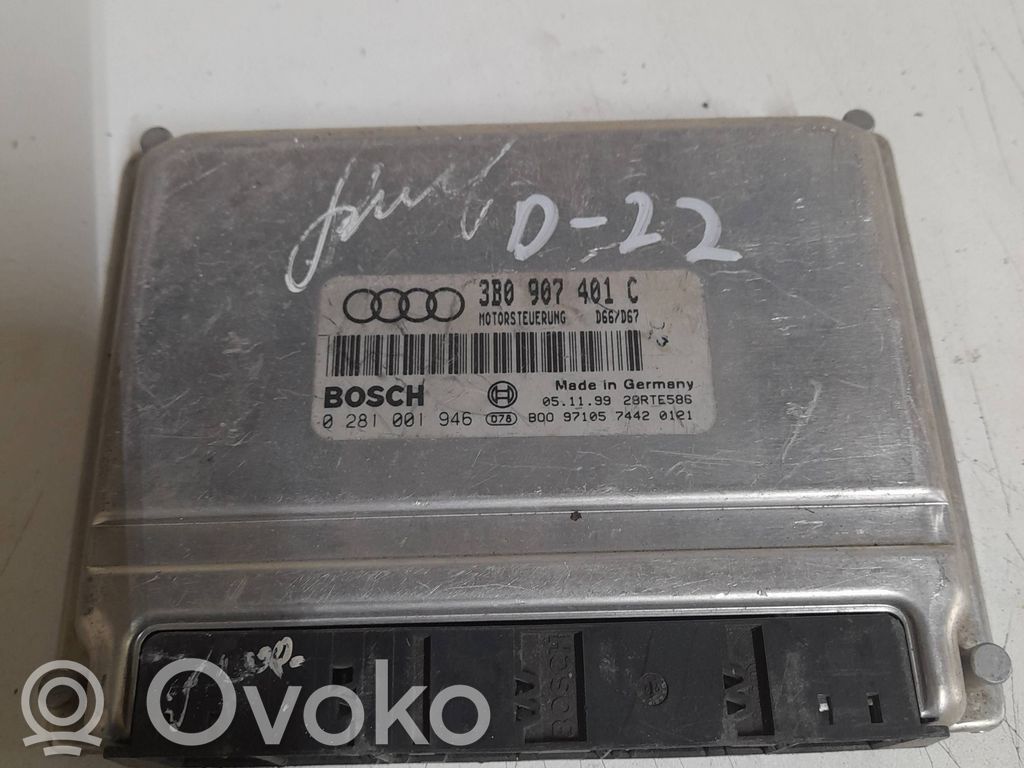 Volkswagen PASSAT B5 Engine control unit/module 