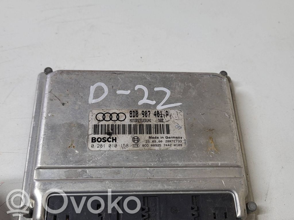 Audi A4 S4 B5 8D Sterownik / Moduł ECU 