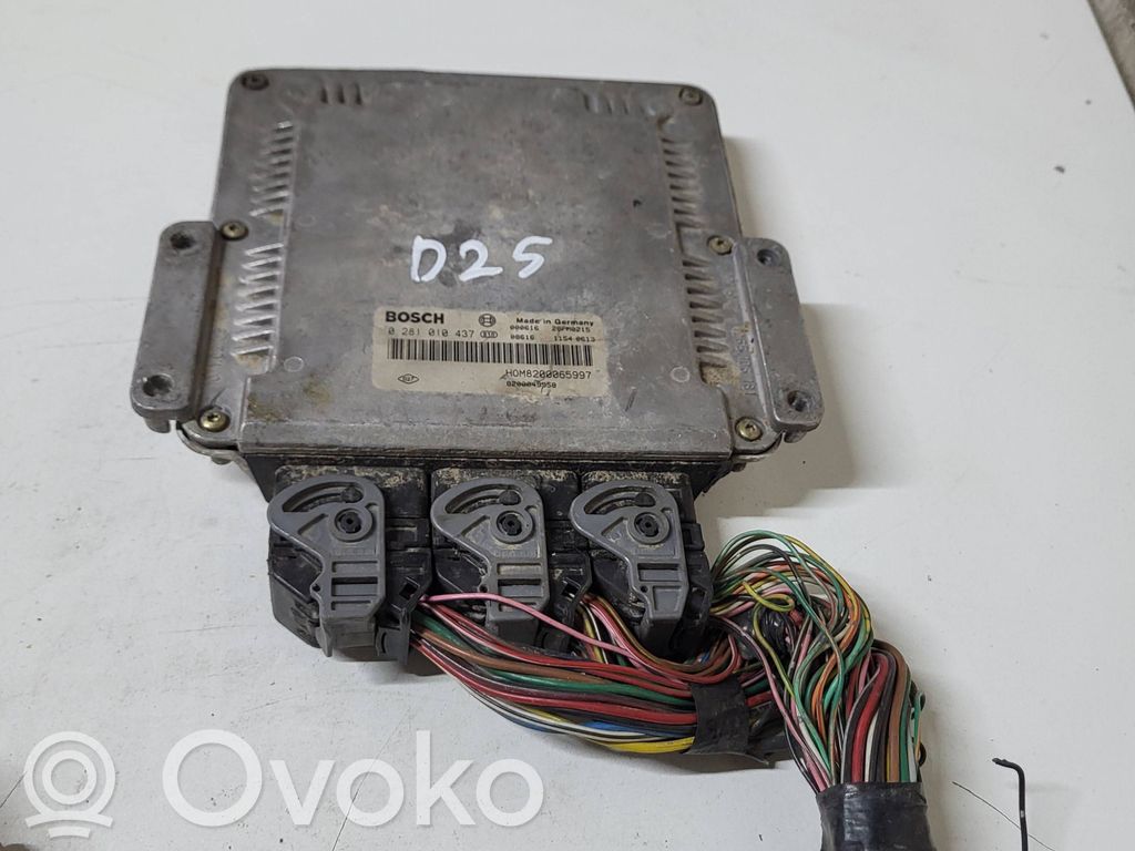 Sterownik / Moduł ECU   0281010437,8200049958
