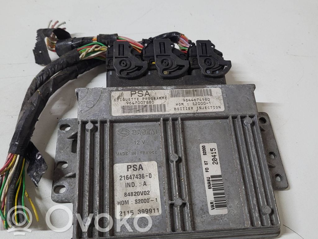 Citroen Xsara Picasso Engine control unit/module 