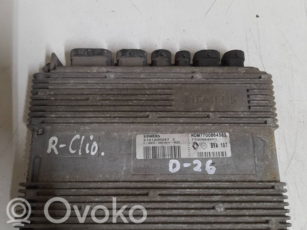 Engine control unit/module   S101200047,7700864585