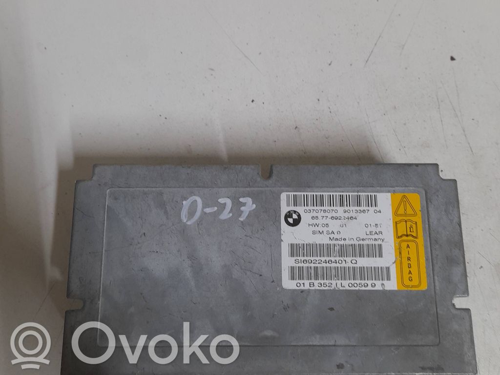 BMW 7 E65 E66 Airbag control unit/module 