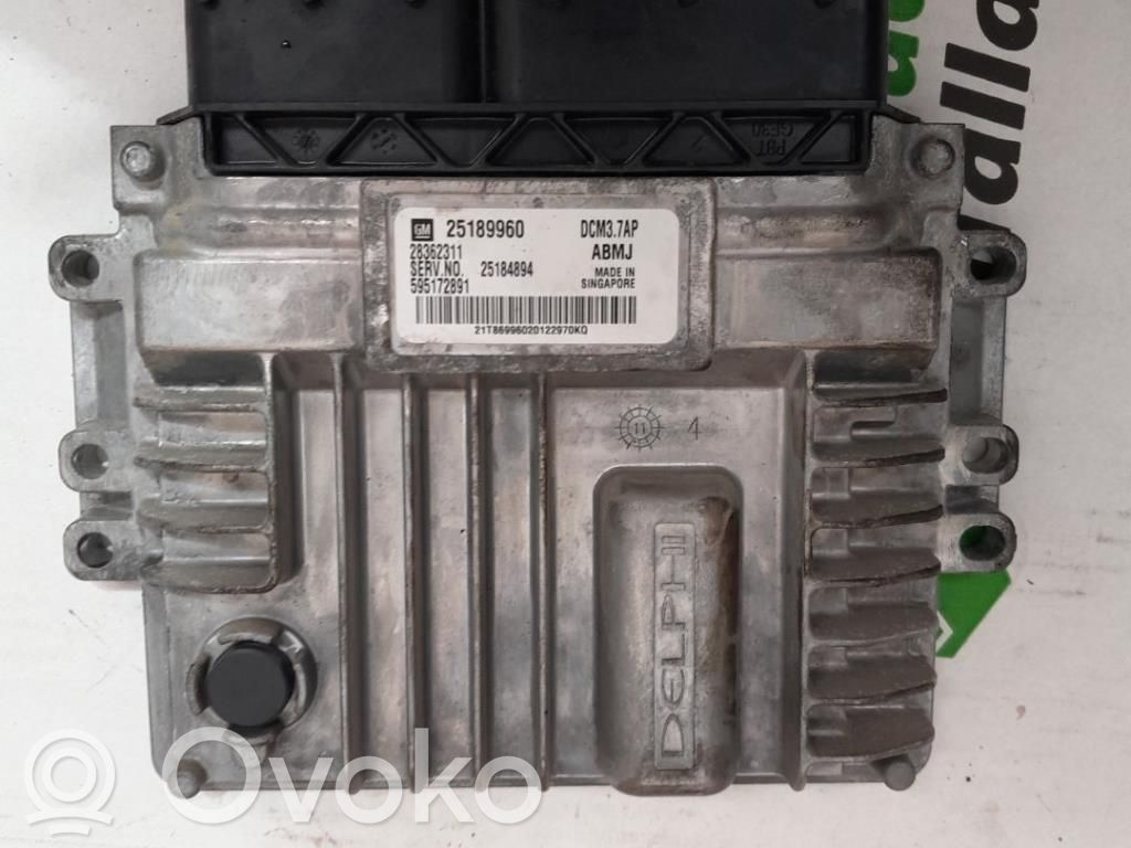 Chevrolet Cruze Engine control unit/module ECU 