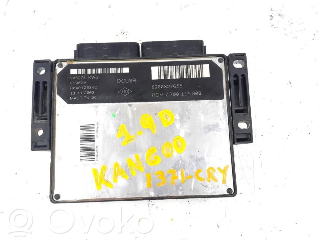 Renault Kangoo I Engine control unit/module ECU 