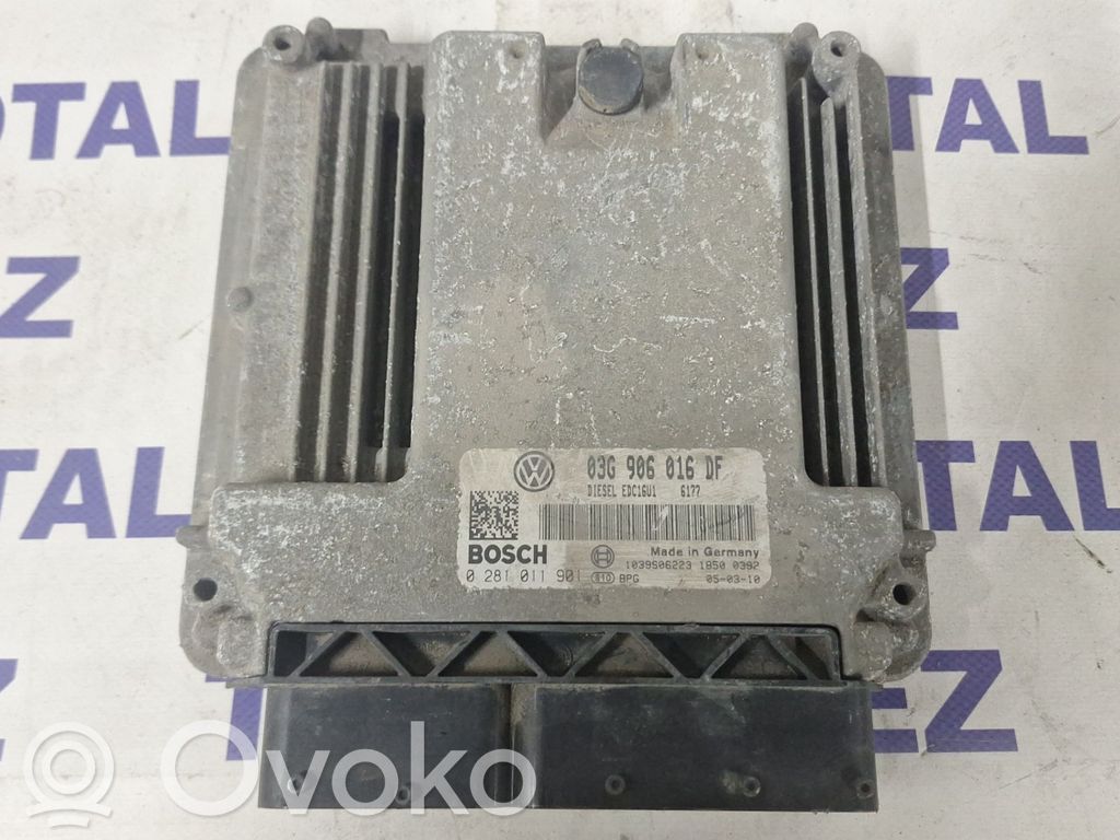 Engine control unit/module   03G906016DF,0281011901,1039S06223