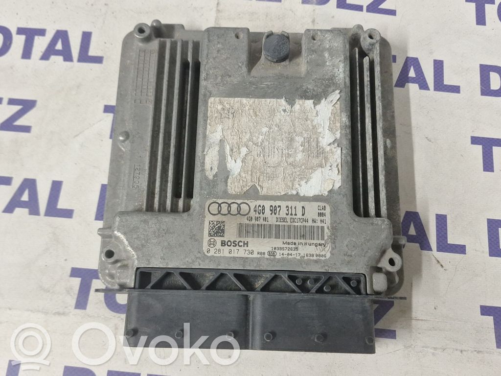 Audi A6 S6 C7 4G Engine control unit/module 