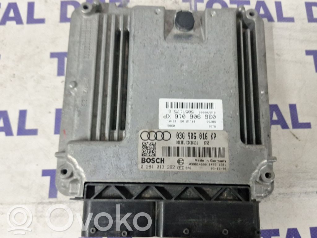 Engine control unit/module   03G906016KP,0281013292,1039S14590
