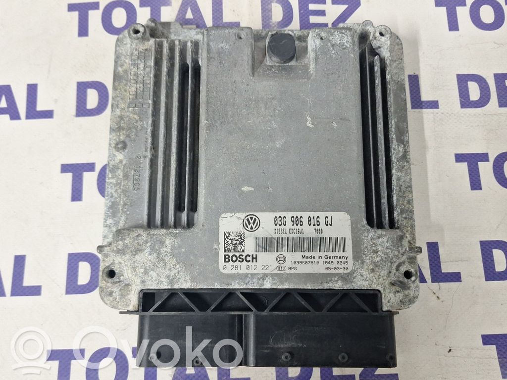 Engine control unit/module   03G906016GJ,1039S07510