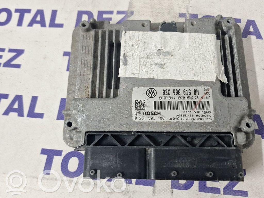 Engine control unit/module   03C907309A,03C906016BM,0261S06488