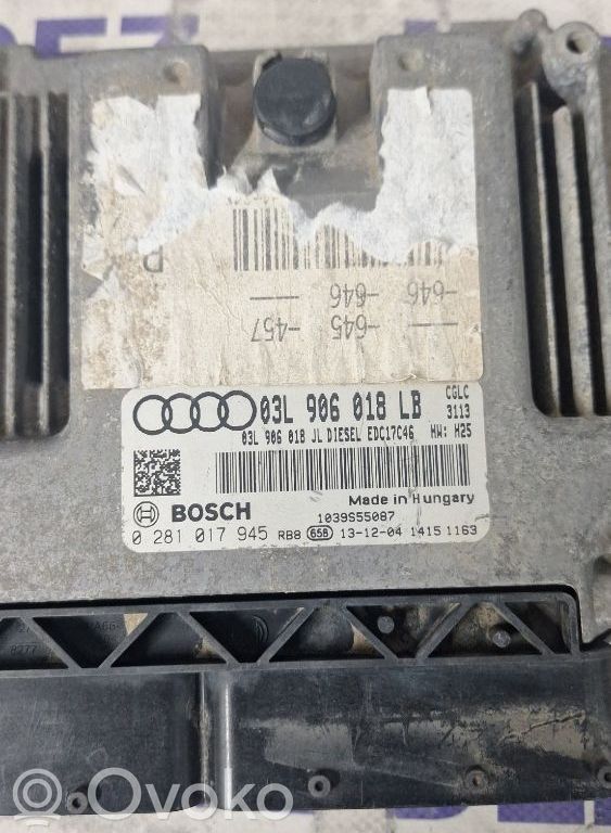 Engine control unit/module   03L906018JL,03L906018LB,0281017945