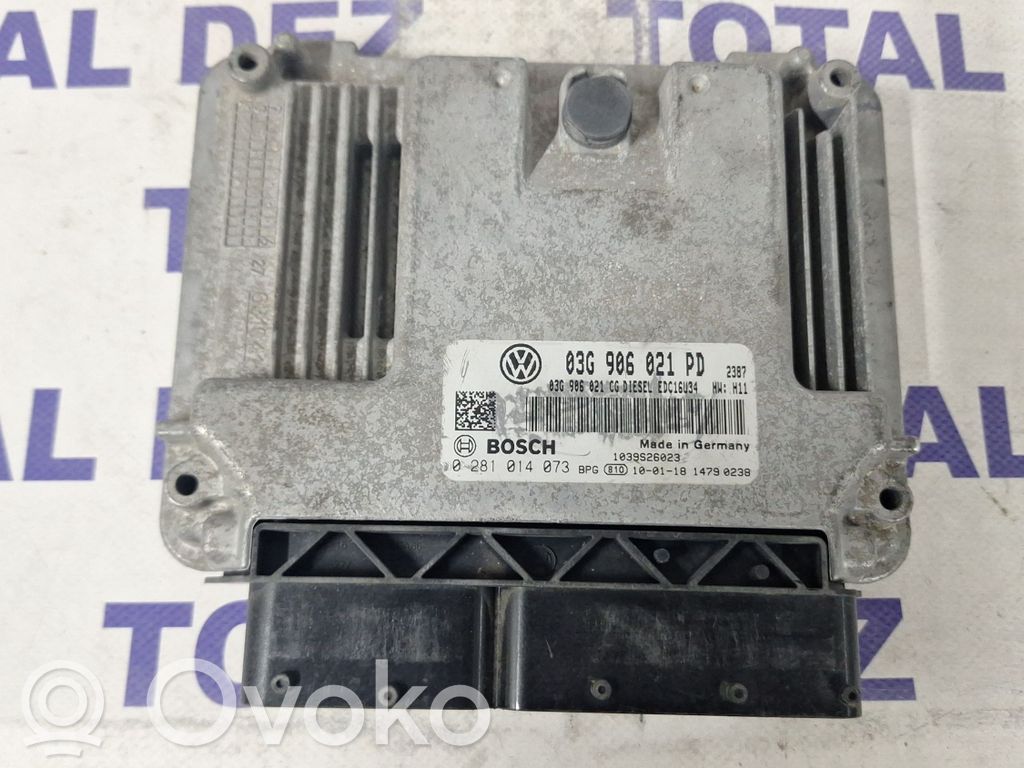 Volkswagen Caddy Unitate/modul de control motor 