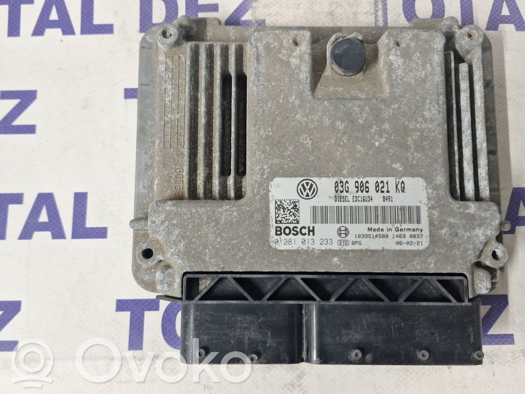 Engine control unit/module   03G906021KQ,0281013233,1039S14580