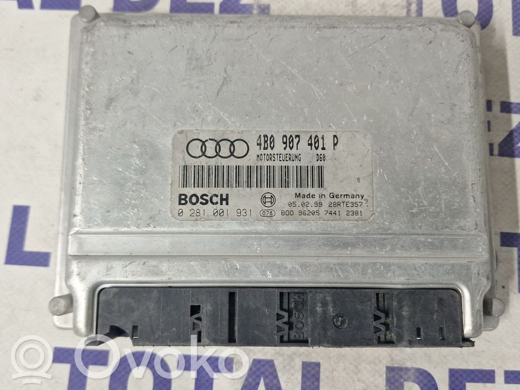 Audi A6 S6 C5 4B Unitate/modul de control motor 