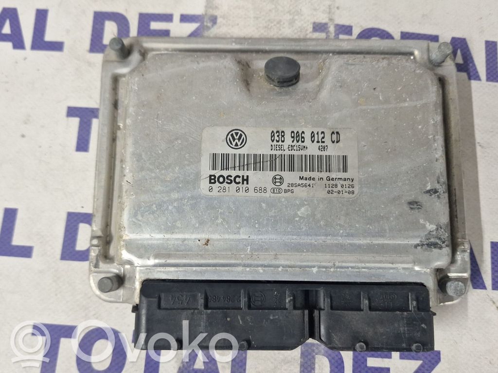 Engine control unit/module   038906012CD,0281010688,28SA5641