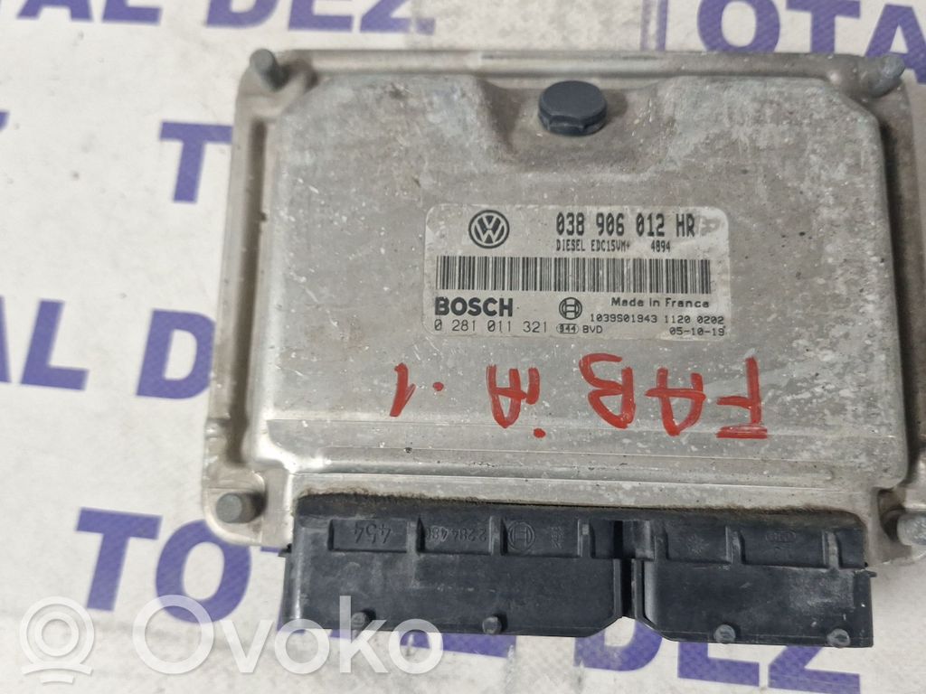 Skoda Fabia Mk1 (6Y) Sterownik / Moduł ECU 