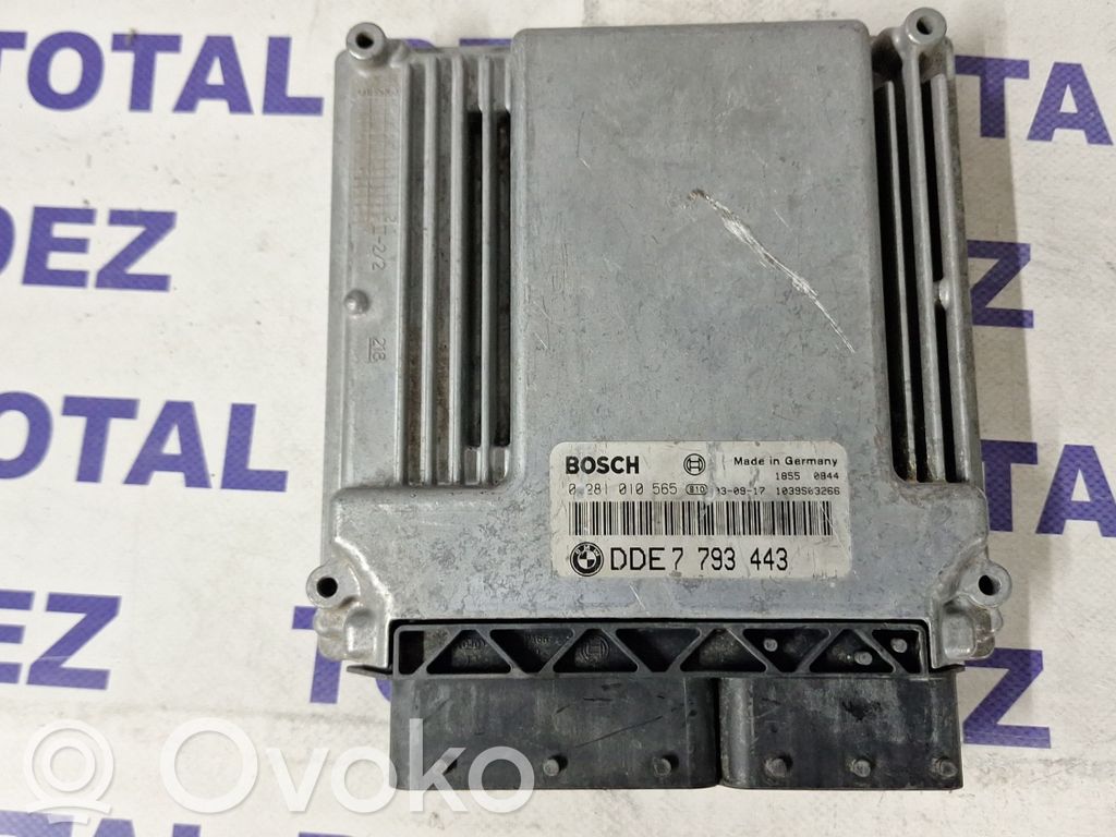 Unidad de control/módulo del motor   0281010565,7793443